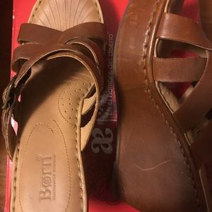 Wedges by Born, leather upper, wore like 5x